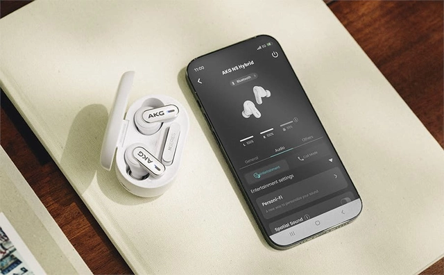 AKG N5 Hybrid ANC True Wireless Earplugs Black 