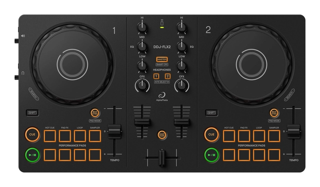 AlphaTheta DDJ-FLX2 2 Channel DJ Rekordbox Controller 
