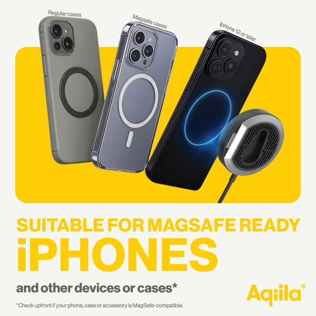 Aqiila Chargebird QC1 Qi2 Wireless Charger with Car Mount 