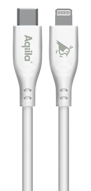 Aqiila Silicon USB-C/Lightni. 2.0 30W 1m Charging cable 
