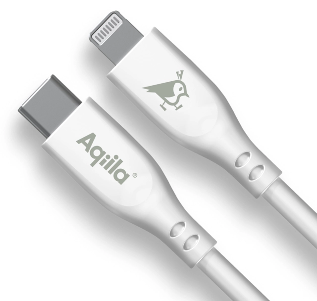 Aqiila Silicon USB-C/Lightni. 2.0 30W 2m Charging cable 