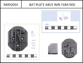 Yamaha låseplate 400/500Wh Batteri Kort