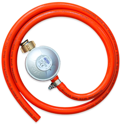 Gas Regulator &amp; Hose Kit 37mbar FR