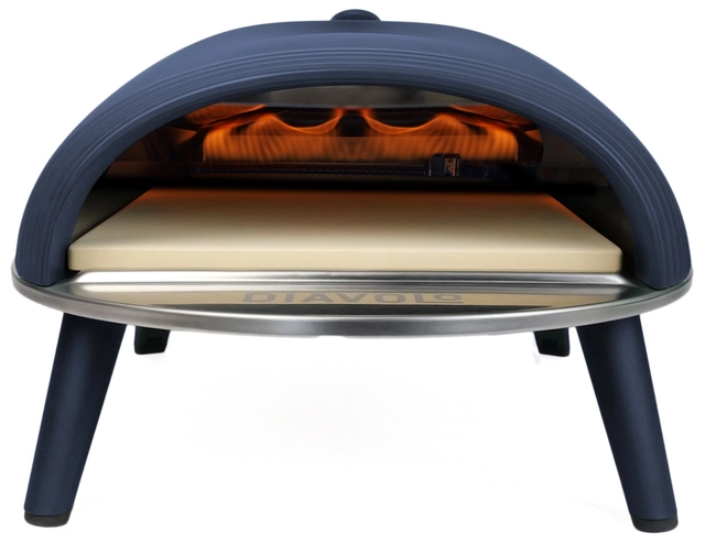Delivita Diavolo Gas-Fired Pizza Oven Navy 