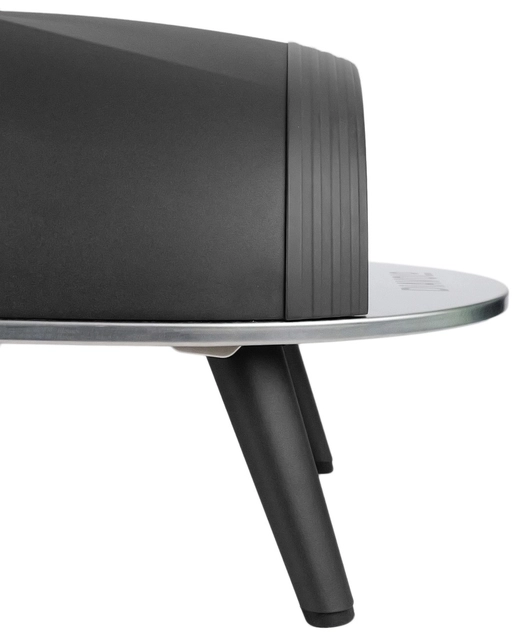 Delivita Diavolo Gas-Fired Pizza Oven Black 