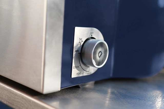 Delivita Flow Dual-Fuel Pizza Oven Royal Blue 