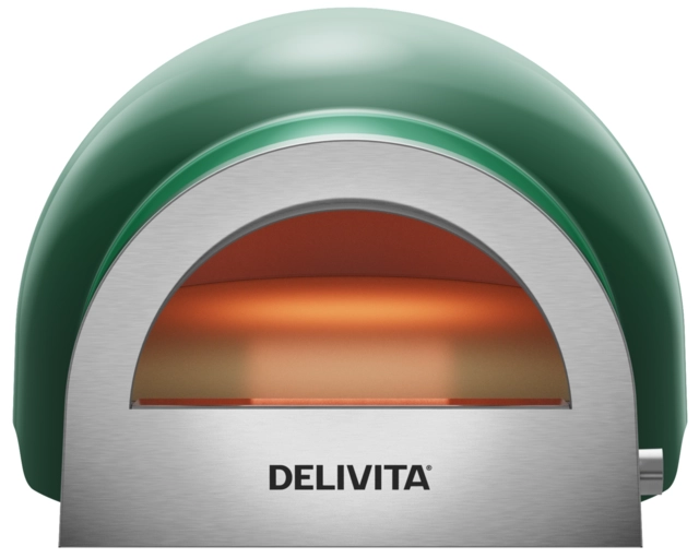 Delivita Flow Dual-Fuel Pizza Oven British Racing Green 