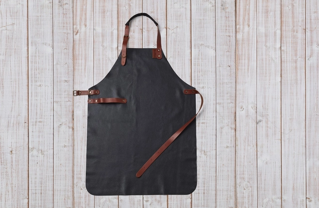 Delivita Leather Apron Brown 
