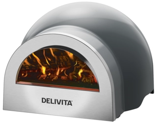 Delivita Origin Wood-Fired Pizza Oven Hale Grey