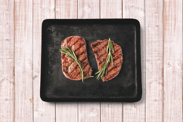 Delivita Rectangual Iron Dish Black 