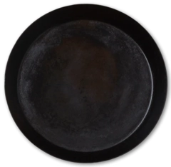 Delivita Round Iron Dish 12" Black