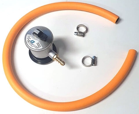 IGT 50 mbar LPG regulator NO+FI+DK With propane hose 