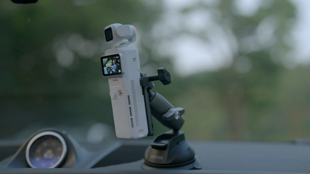 HoverAir Versa Suction Cup Mount Black 