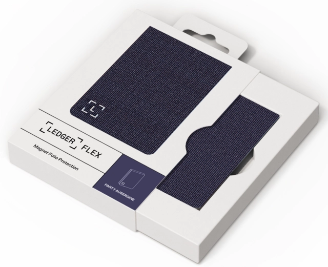 Ledger Flex Magnet Folio Party Aubergine 