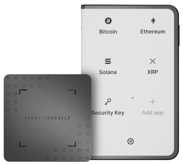 Ledger Stax, inc Revovery Key Graphite 