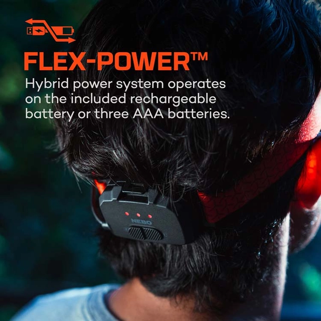Nebo Curvbeam 600 Flex Headlamp Cardboard packaging 