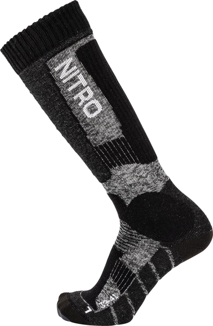 Nitro Cloud 8 Socks Black/Grey - L 