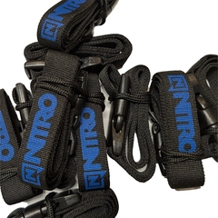 Nitro Rental Leash x 10 Black/Blue