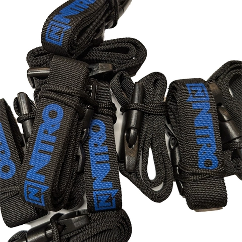 Nitro Rental Leash x 10 Black/Blue