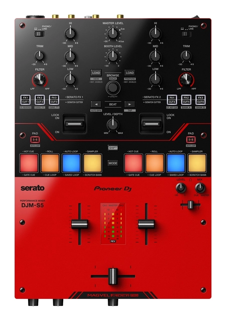 Pioneer DJ DJM-S5 2 Channel Battle Mixer 