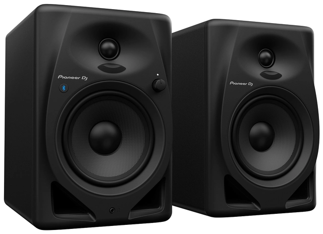 Pioneer DJ DM-50D-BT 5" Monitor Speakers BT, Pair - Black 
