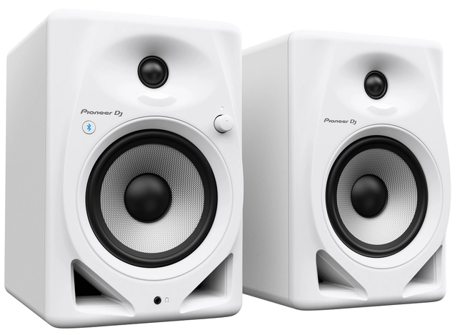 Pioneer DJ DM-50D-BT-W 5" Monitor Speakers BT, Pair - White 