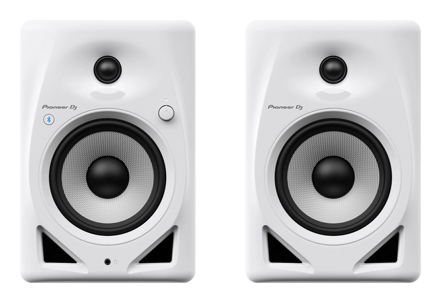 Pioneer DJ DM-50D-BT-W 5" Monitor Speakers BT, Pair - White 