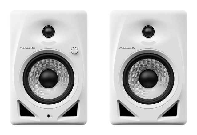 Pioneer DJ DM-50D-W 5" Monitor Speakers, Pair - White 