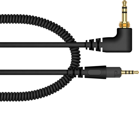Pioneer DJ HC-CA0701-K HDJ-S7-K Coiled cable, 1.2m - Black