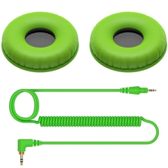 Pioneer DJ HC-CP08-G HDJ-CUE1 Cable and Pads - Green