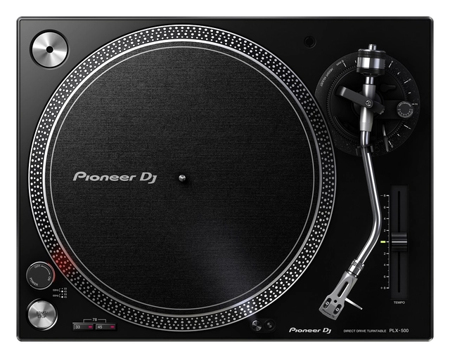 Pioneer DJ PLX-500-K Direct Drive Turntable - Black 
