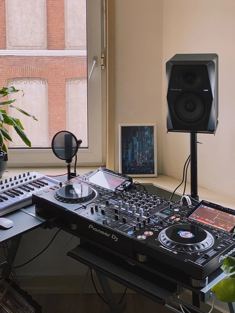 Pioneer DJ VM-50 5" Monitor Speakers, Singular - Black 
