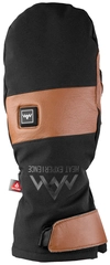 HeatX Heated Outdoor Mittens XS Brown/Black