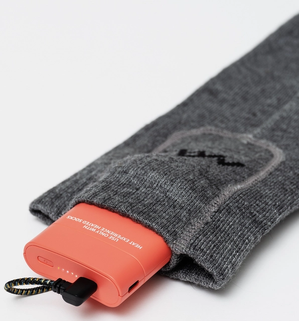 HeatX Heated Everyday Socks w/batt. V2 S Cream - EU37/39 
