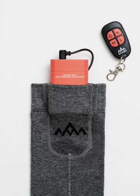 HeatX Heated Everyday Socks w/batt. V2 S Olive Green - EU37/39 