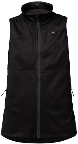 HeatX Heated Fleece Vest Womens Black