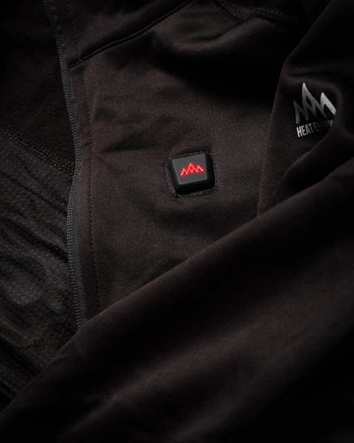 HeatX Heated Fleece Vest Womens M Black 