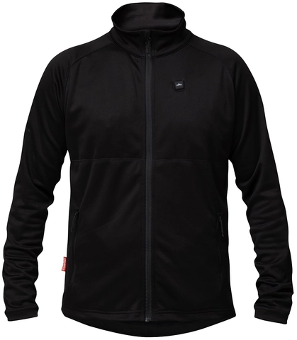 Heatx Heated Fleece Sweater Mens Black