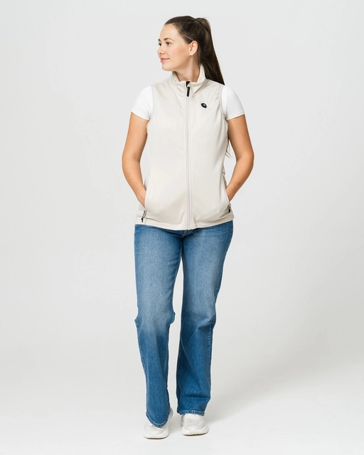 HeatX Allround Vest W's XS Sand - Battery Heated 