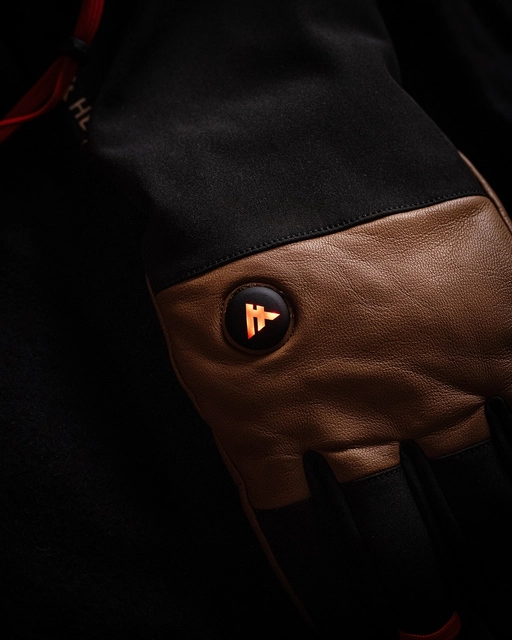HeatX Carve Gloves XS Brown/Black - Battery Heated 