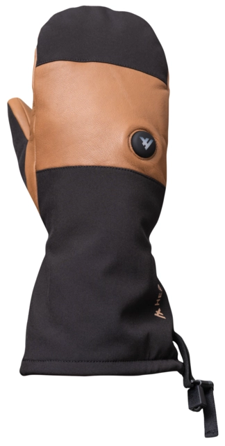 HeatX Carve Mittens S Brown/Black - Battery Heated 