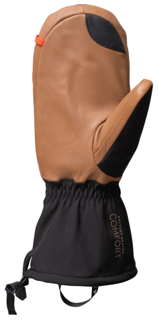 HeatX Carve Mittens S Brown/Black - Battery Heated 