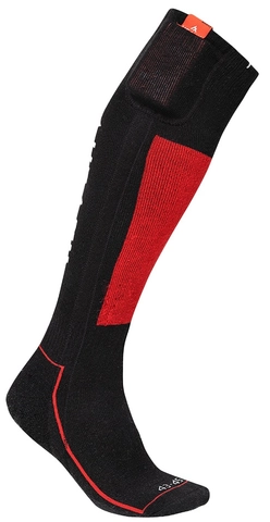 HeatX Carve Socks and Battery Red/Black - Battery Heated