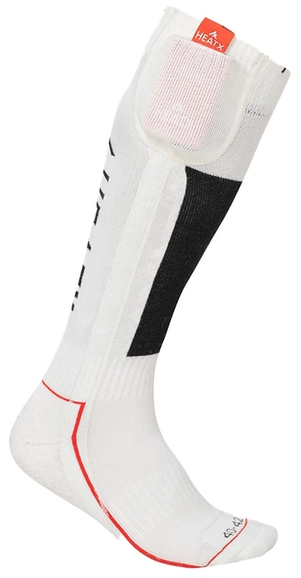 HeatX Carve Socks and Battery XS Sand/Black - Battery Heated - EU34-36 
