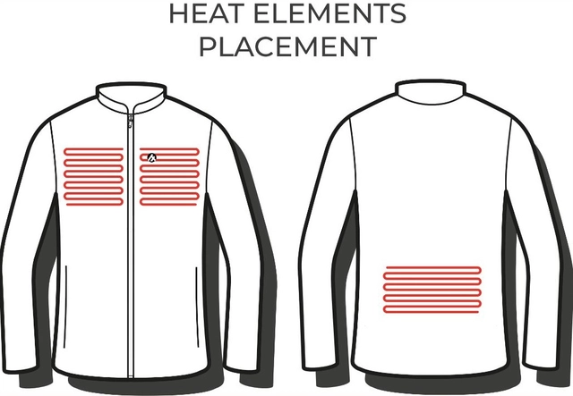 HeatX Everyday Jacket M's L Olive/Black - Battery Heated 