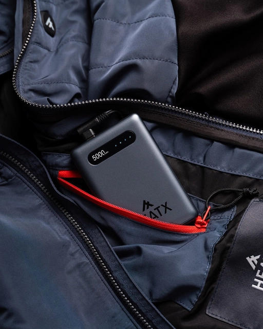 HeatX Everyday Jacket W's L Pale Navy/Black - Battery Heated 