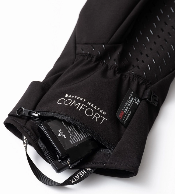 HeatX Everyday Mittens v2 S Black - Battery Heated 