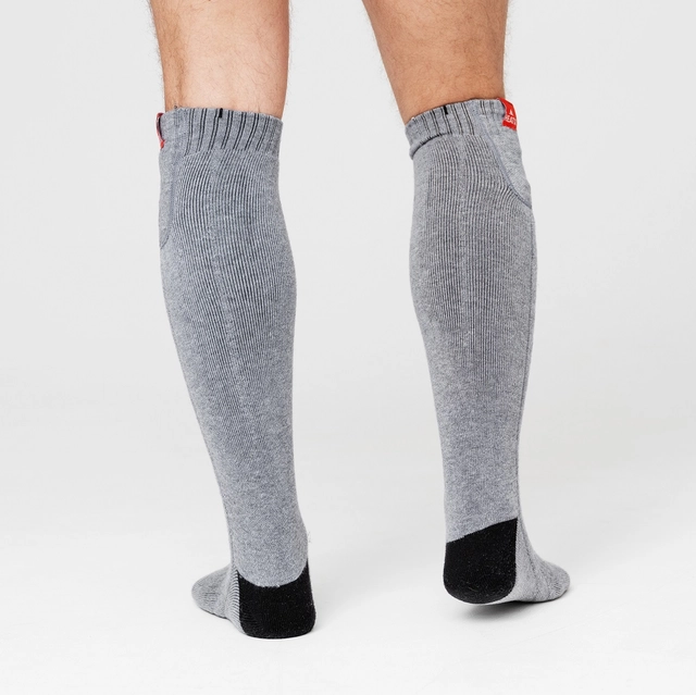 HeatX Everyday Socks and Battery v3 XS Grey - Battery Heated - EU34-36 