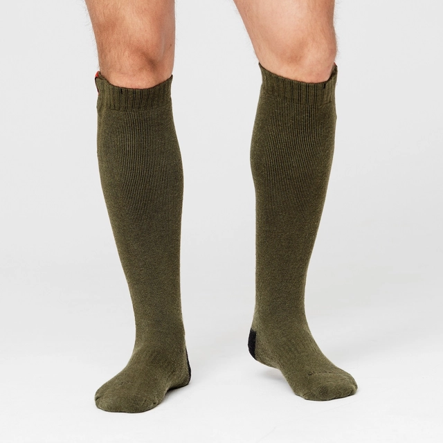 HeatX Everyday Socks and Battery v3 XS Olive - Battery Heated - EU34-36 