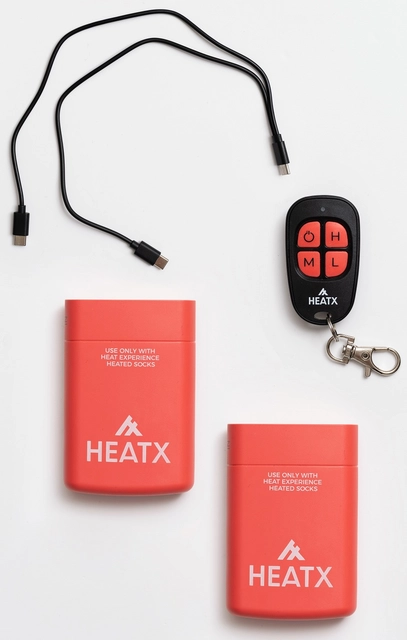 HeatX Everyday Socks and Battery v3 XS Olive - Battery Heated - EU34-36 
